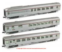 HN4444 Arnold SNCF 3 Coach Pack TEE Paris – Ruhr - silver livery - ep IV